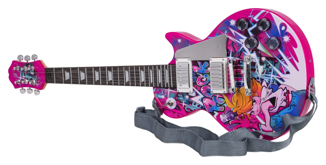 Ružičasta električna gitara_2