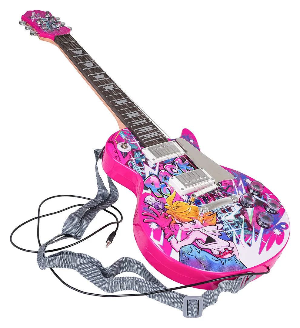 Ružičasti set gitare i pojačala_3
