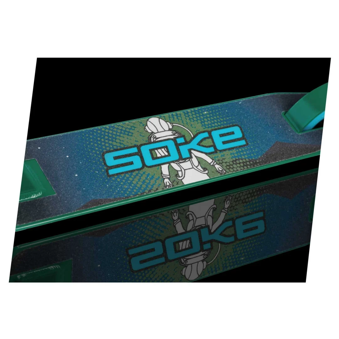 SOKE GO! kaskaderski skuter zeleno-plavi_5