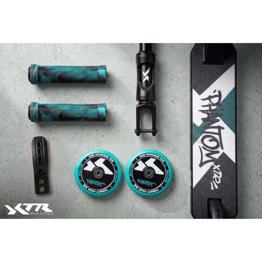 SOKE XTR kaskaderski skuter crno-tirkizni_12
