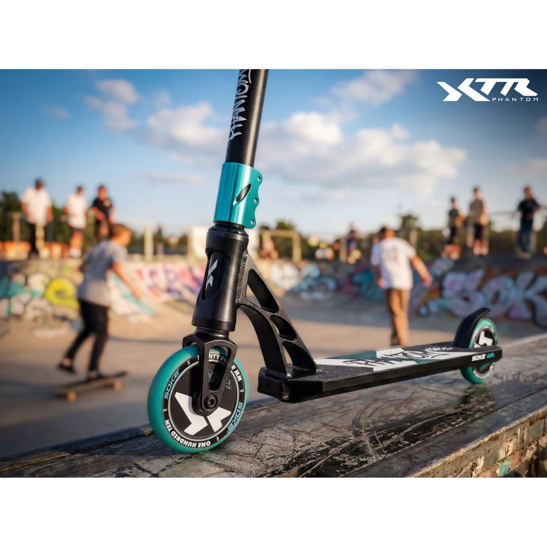 SOKE XTR kaskaderski skuter crno-tirkizni_5