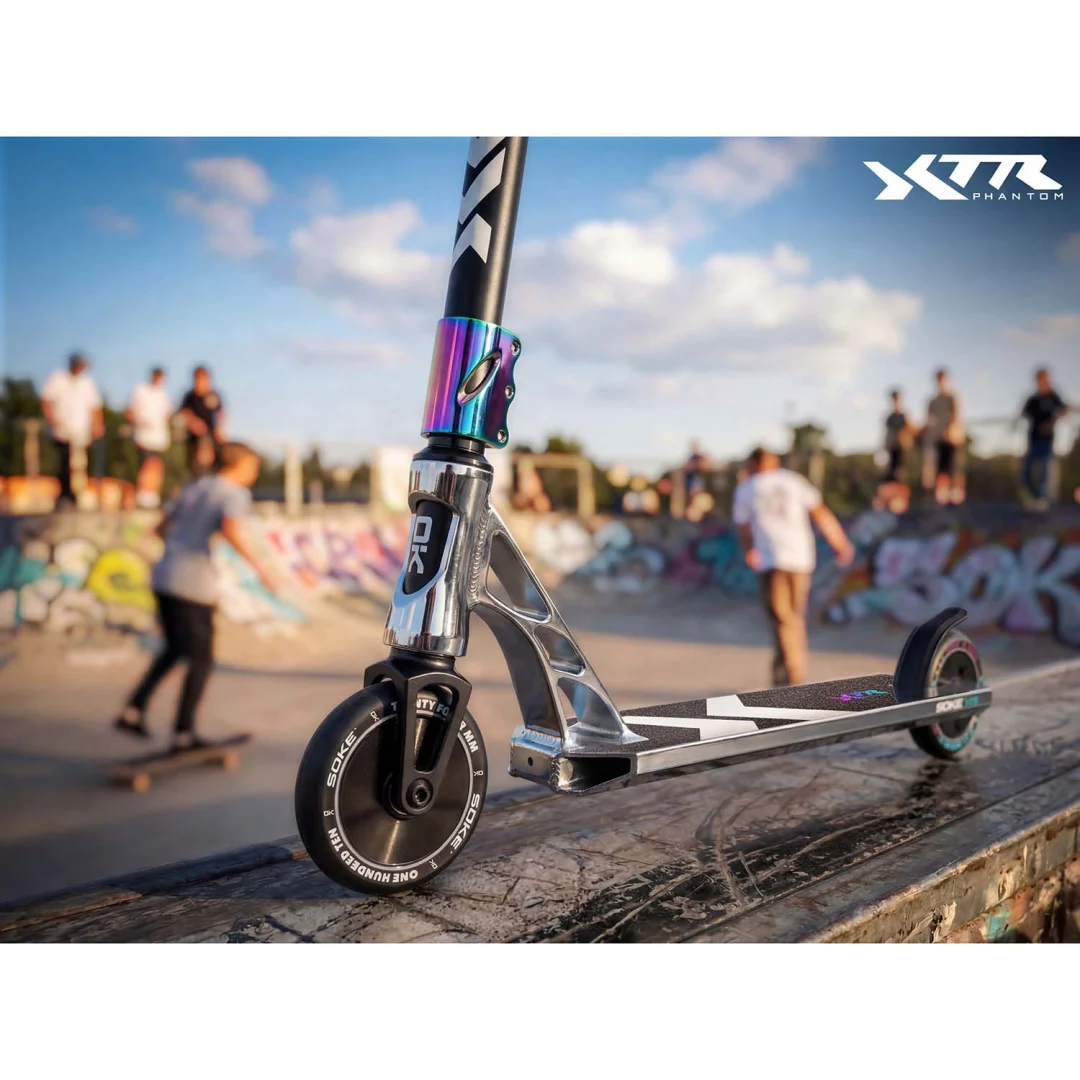 SOKE XTR kaskaderski skuter srebrni i crni_5