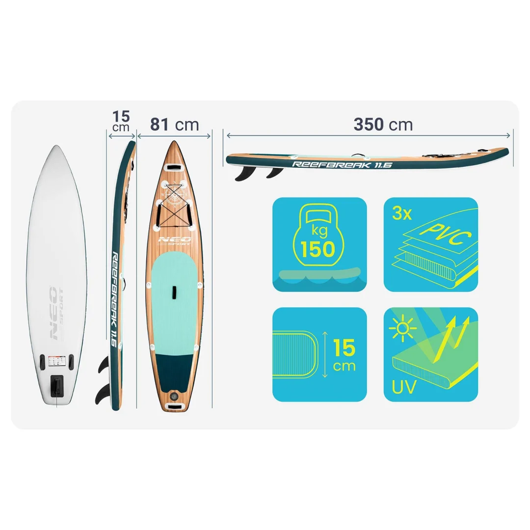 SUP daska Reefbreak 350 × 81 × 15 cm Neo-Sport 170314_6