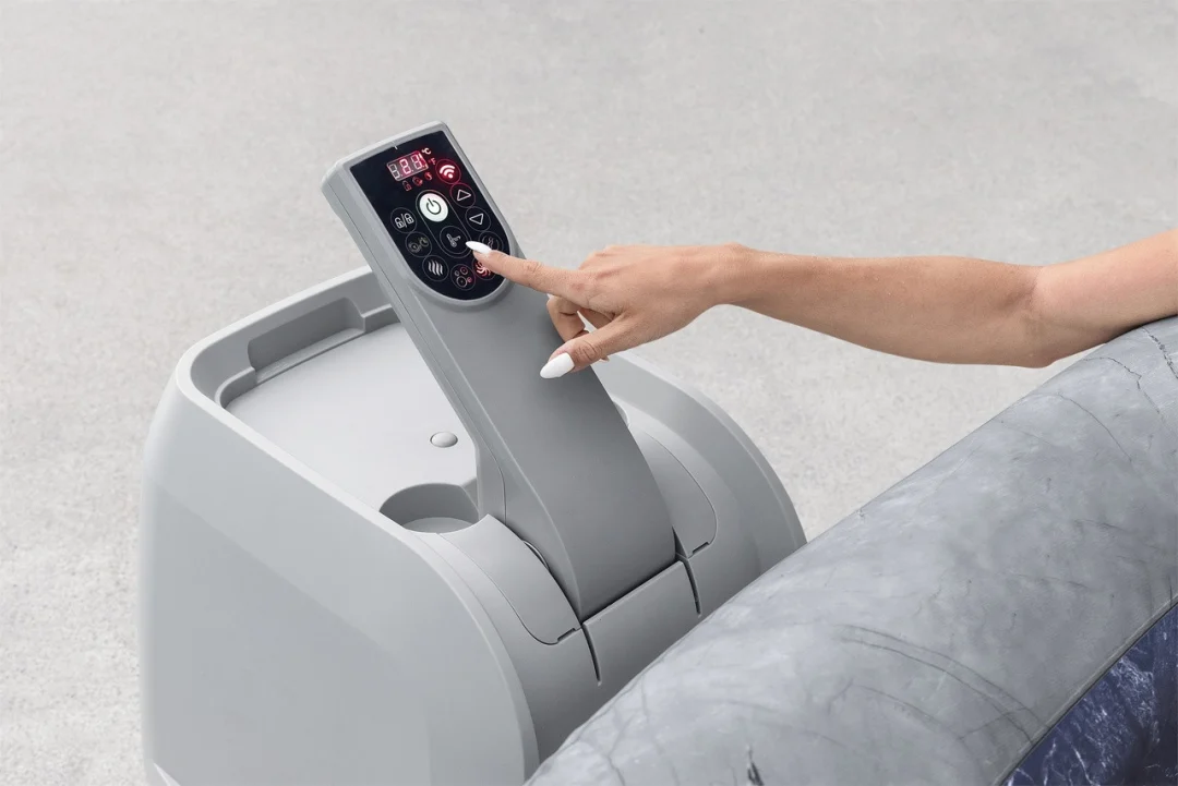 San Francisco Smart HydroJet Lay-Z-Spa BESTWAY kućni jacuzzi za 7 osoba + 5 jastuka + 2 LED svjetla_10