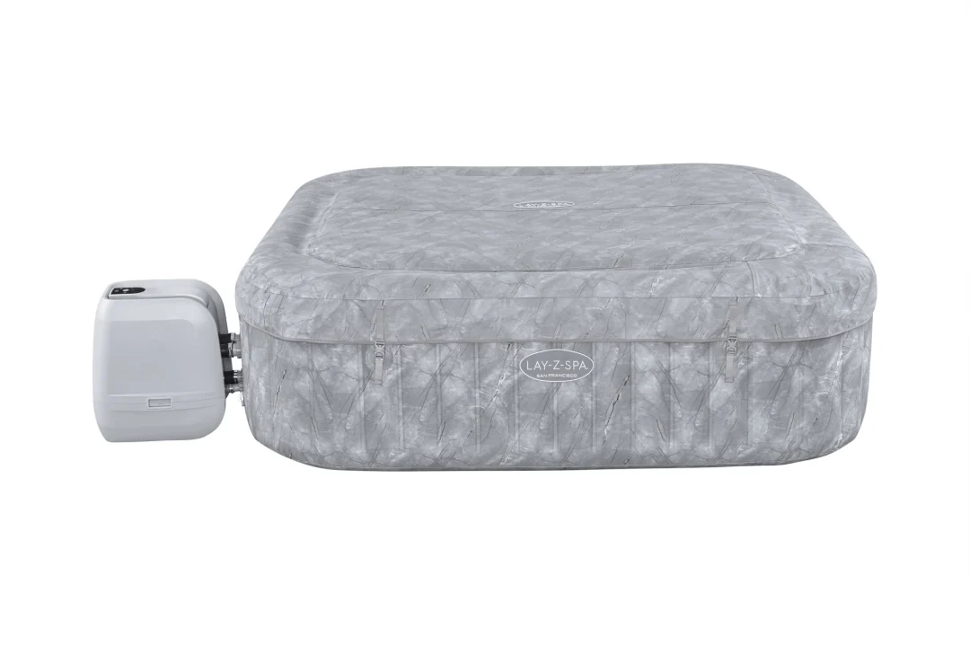 San Francisco Smart HydroJet Lay-Z-Spa BESTWAY kućni jacuzzi za 7 osoba + 5 jastuka + 2 LED svjetla_9