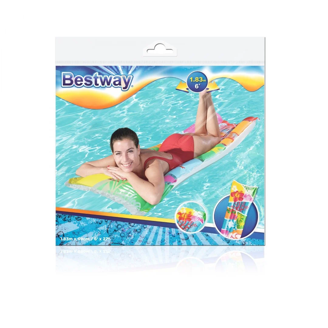 Šareni madrac za plažu Boje sreće 183 x 69 cm BESTWA, višebojan_11