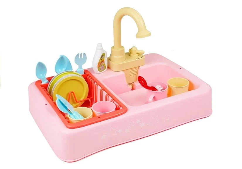 Šareni sudoper s pipom i perilicom posuđa_3