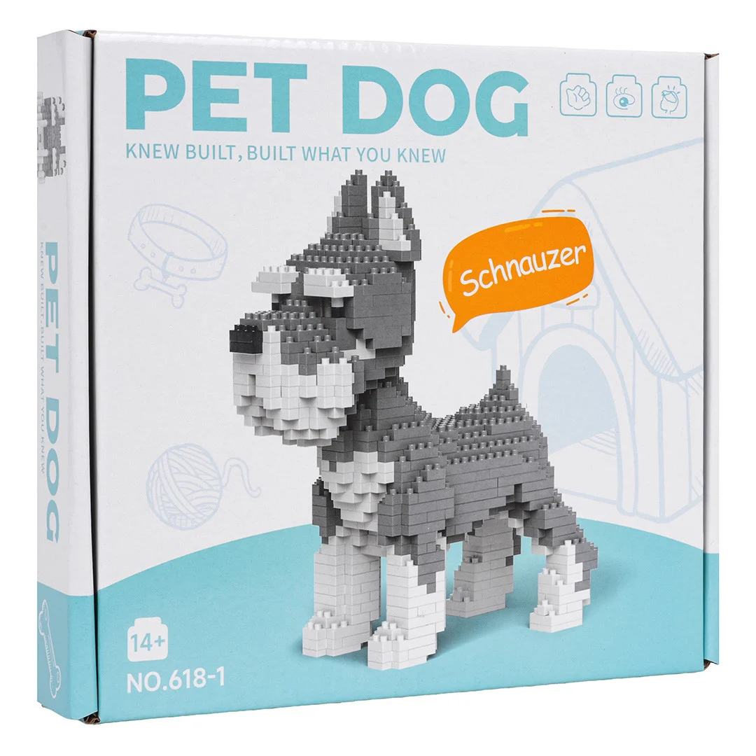 Schnauzer set građevinskih blokova 800 dijelova 14+_4