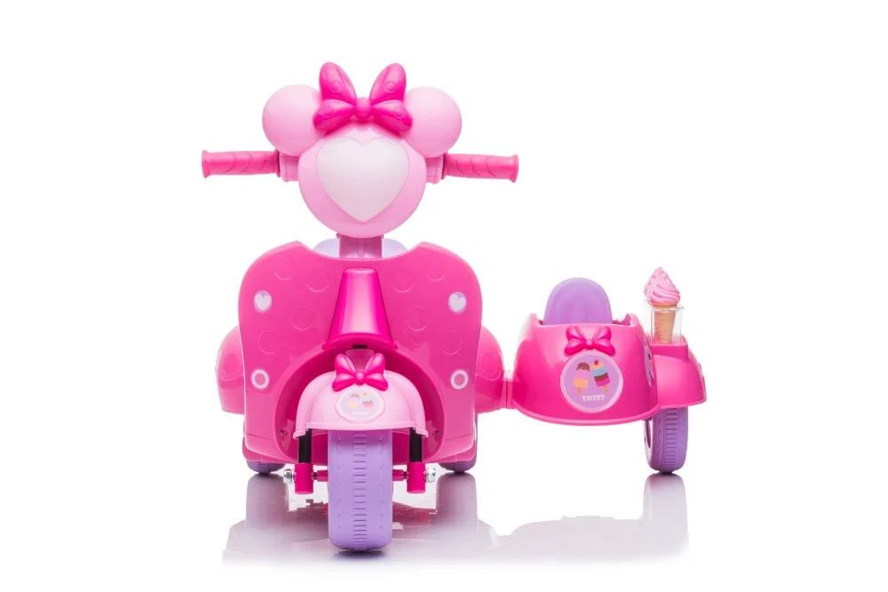 Scooter Ice Cream Shop Tricikl JT5258 Roza auto na akumulator_3