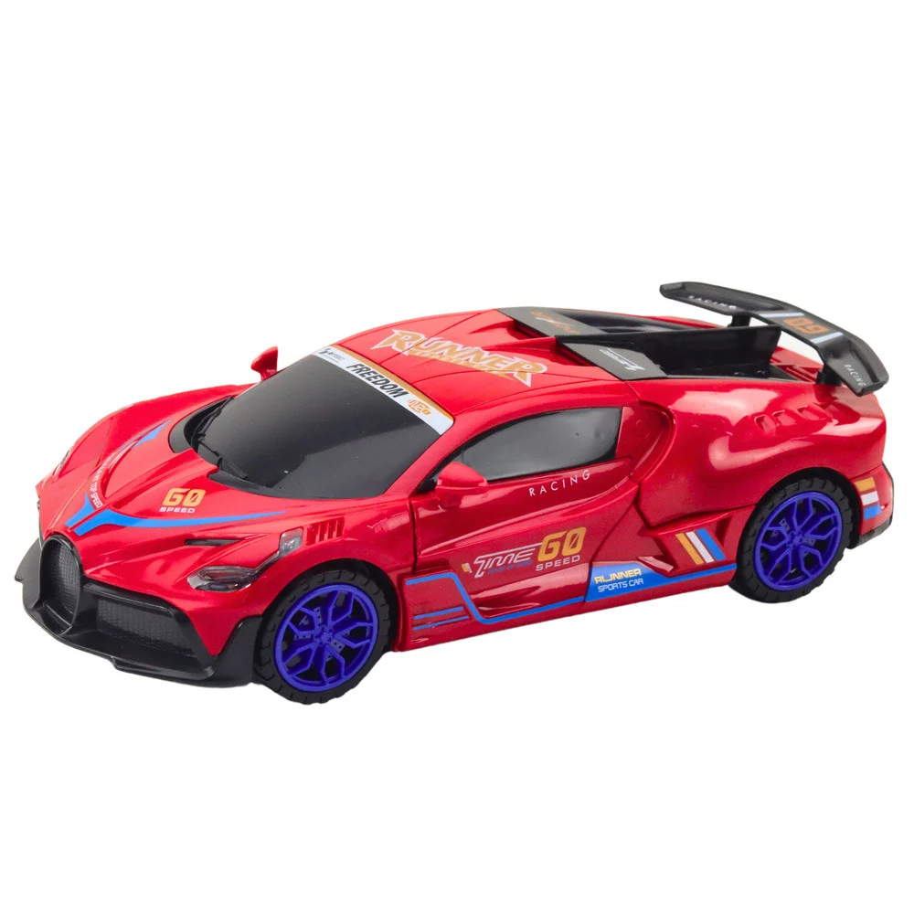 Senzor prepreka za sportski automobil LED kugla rotacija od 360° zvuče crveno_2