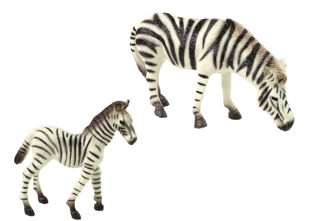 Set 2 figurice zebre s mladuncem - Životinje svijeta_2