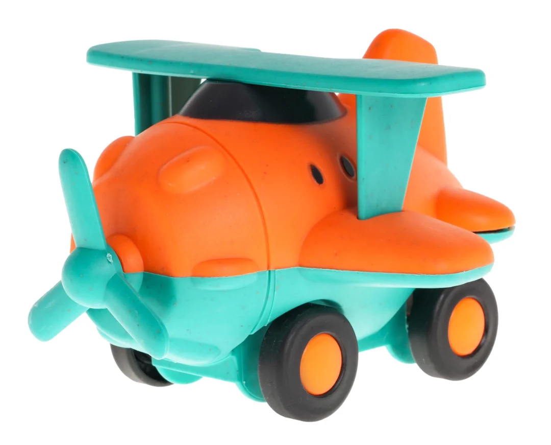 Set 4 BIOplastična vozila + avion 18m+_12