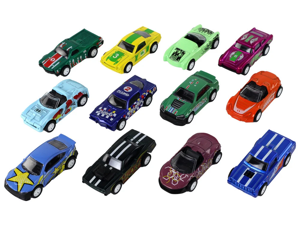 Set autića s pogonom na trenje, 12 komada, 1:64_2