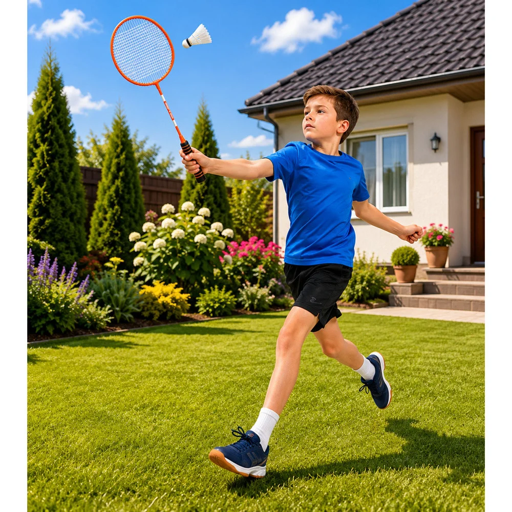 Set badmintonskih reketa – narančasta navlaka_4