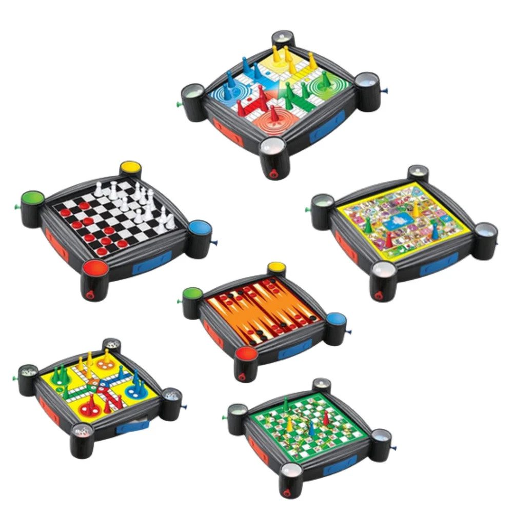 Set društvenih igara 7 u 1 s ugrađenim kockicama_3