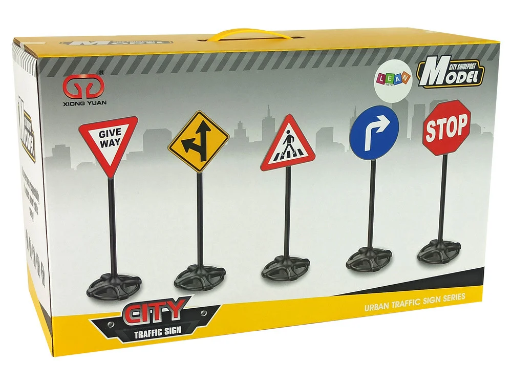 Set edukativnih prometnih znakova, 5 komada, 82 cm_3