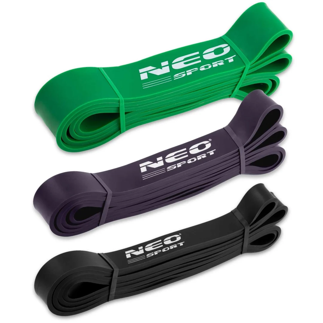 Set elastičnih traka za vježbanje Neo-Sport NS-960, 3 komada_3
