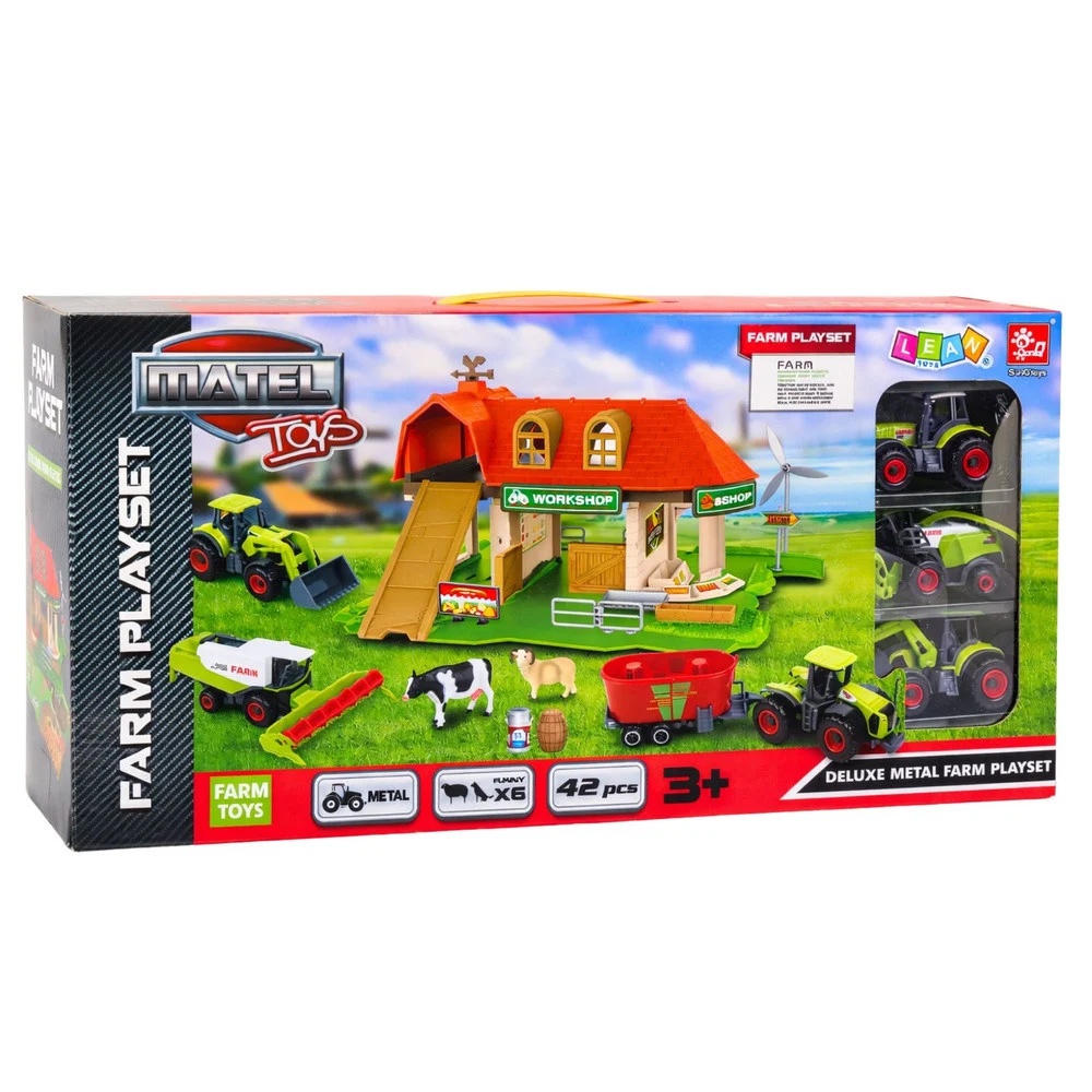 Set farme s traktorima i životinjama 42 dijela_5