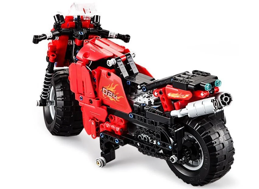 Set građevinskih blokova CADA R/C motocikl 2,4G, 484 kom_4