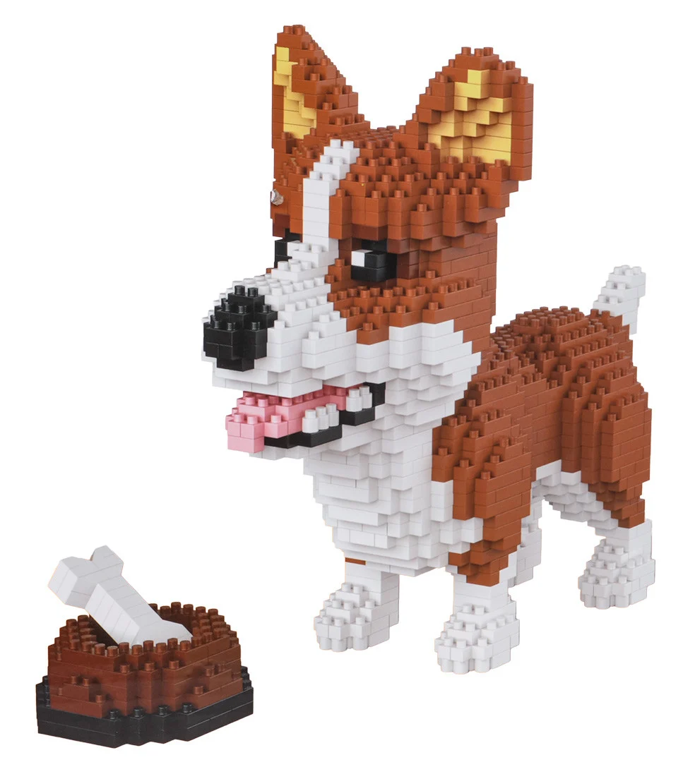 Set građevinskih blokova Welsh Corgi 1200 dijelova 14+_2