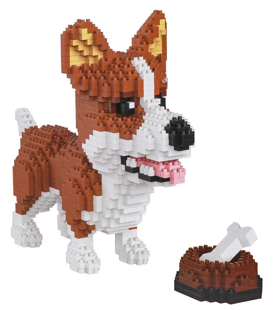 Set građevinskih blokova Welsh Corgi 1200 dijelova 14+_3