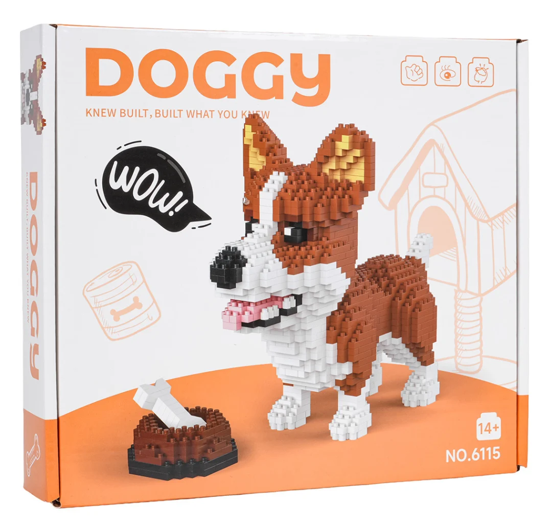 Set građevinskih blokova Welsh Corgi 1200 dijelova 14+_5