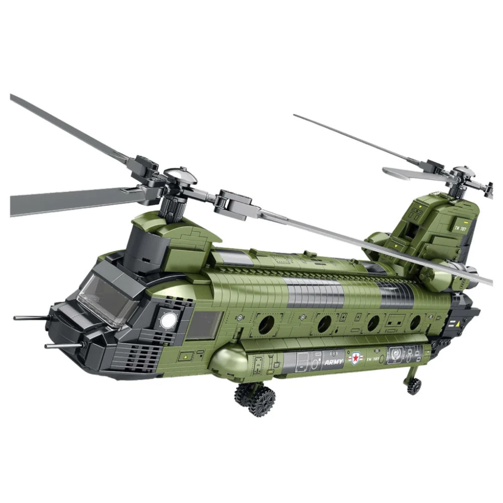 Set građevinskih kockica helikopter CH-47 Chinook 1451 kom_2