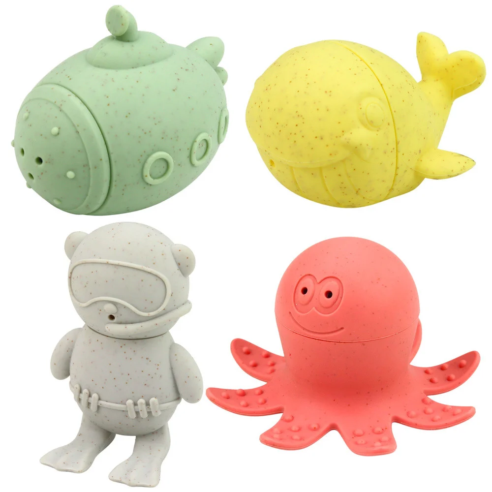Set gumenih figura za kupanje pastelni 4 kom_2