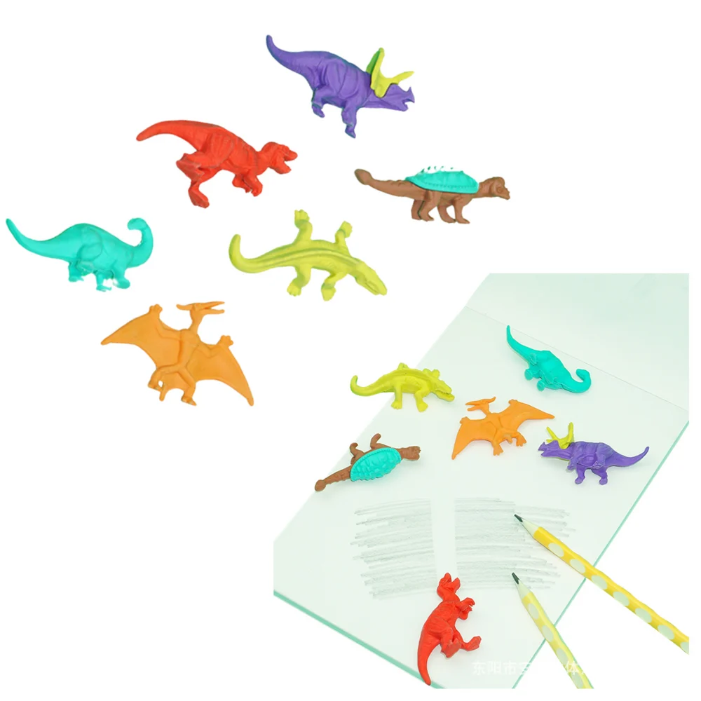 Set gumica s motivima dinosaura, 6 komada_2
