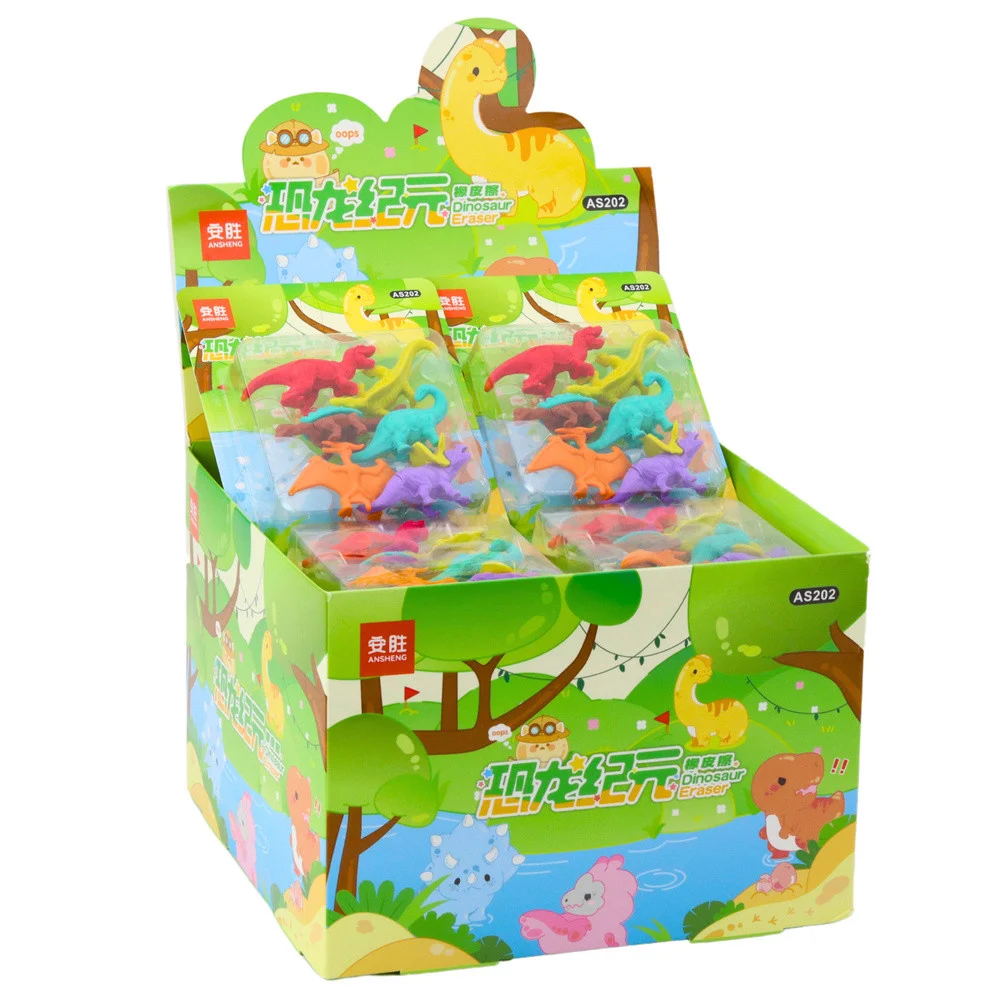 Set gumica s motivima dinosaura, 6 komada_3