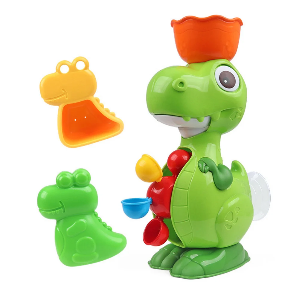Set igračaka za kupanje - dinosaur s mrežom 8 dijelova_2