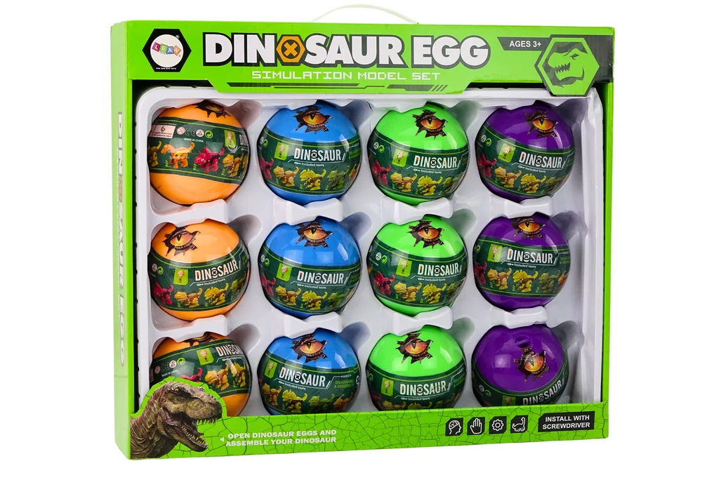 Set jaja dinosaura za sastavljanje 12 kom_3