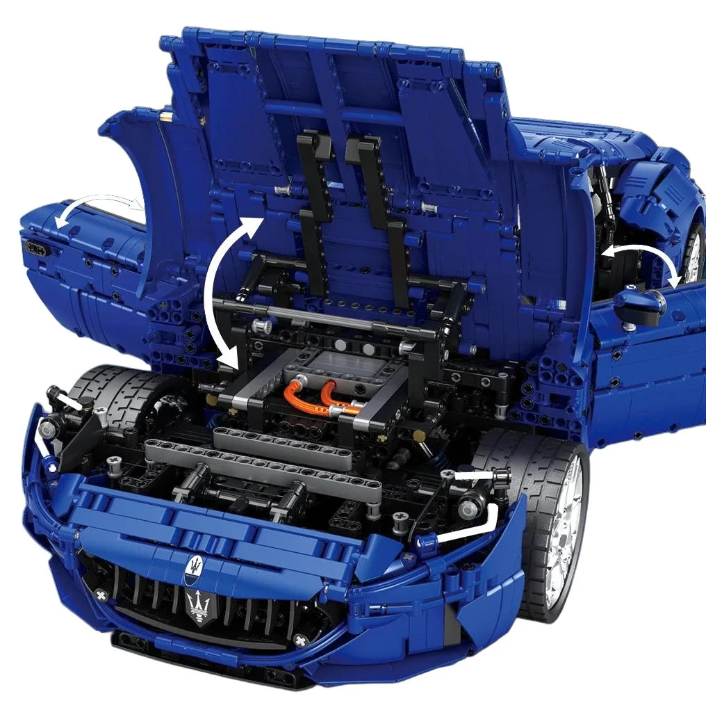 Set kockica Maserati plavi 5480 dijelova_5