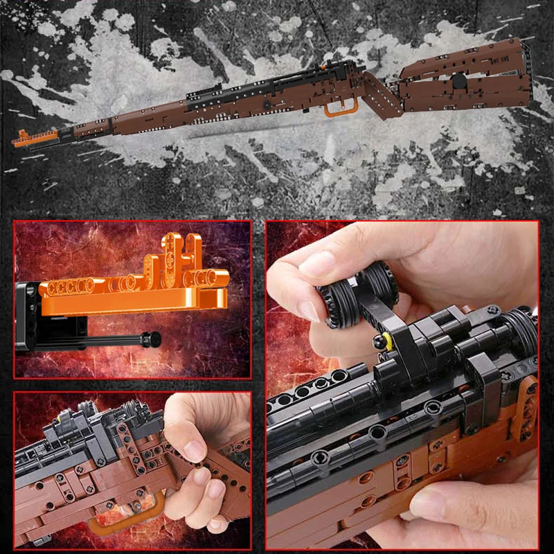 Set kockica Mauser 98K 1117 dijelova 14+_9