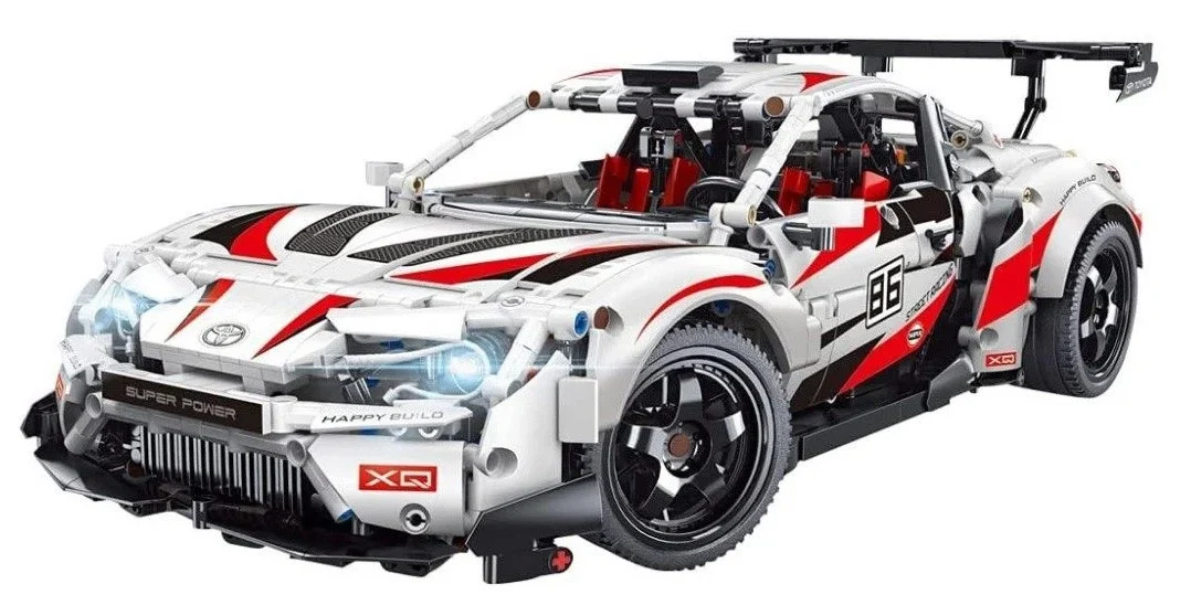 Set kockica Super Car GT86 2586 dijelova bijeli 8+_2