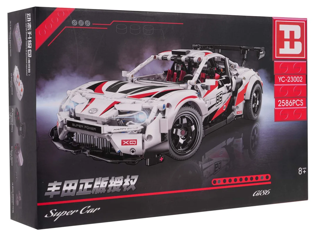 Set kockica Super Car GT86 2586 dijelova bijeli 8+_7