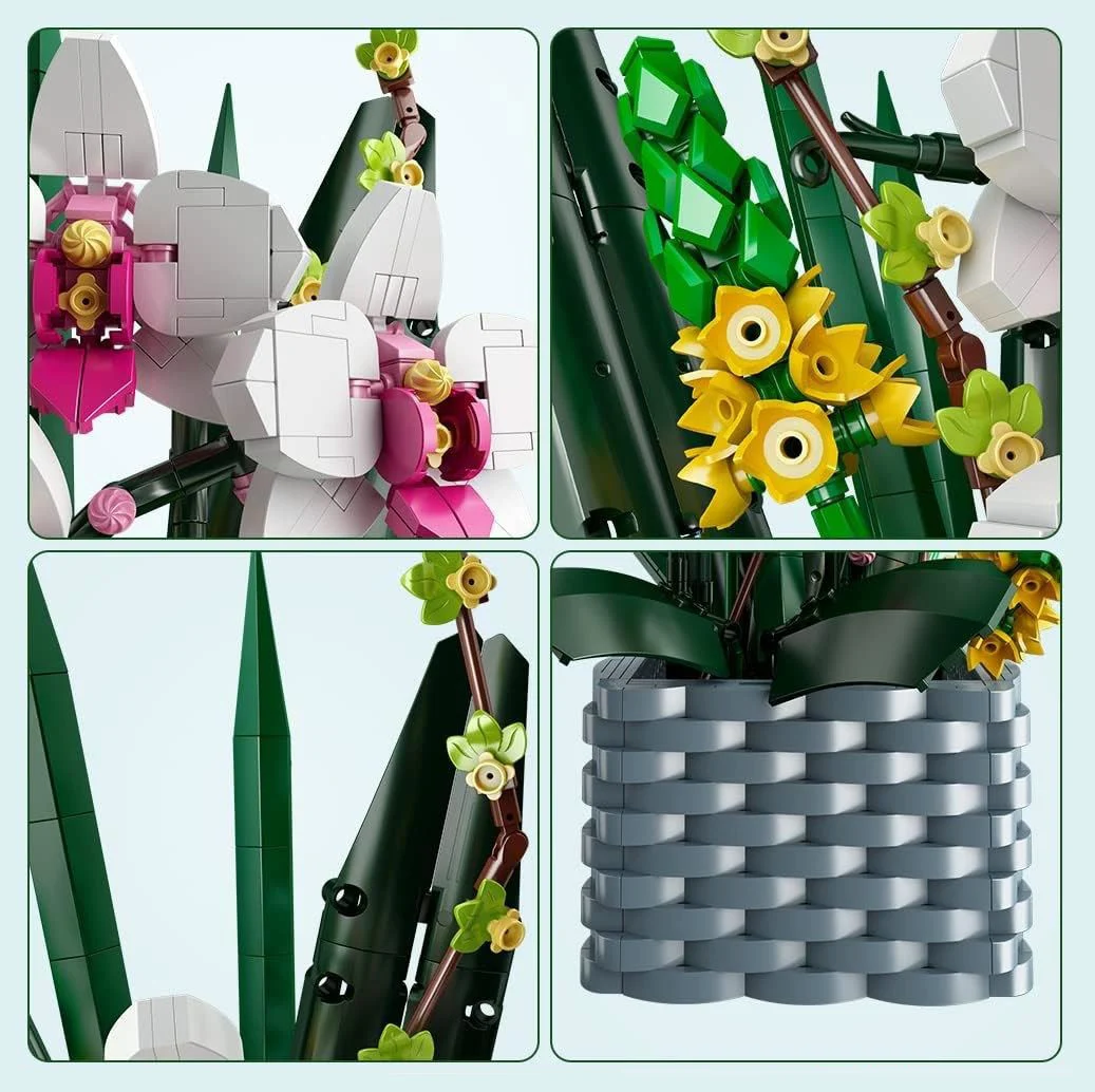 Set kockica: buket cvijeća, 1158 dijelova_5