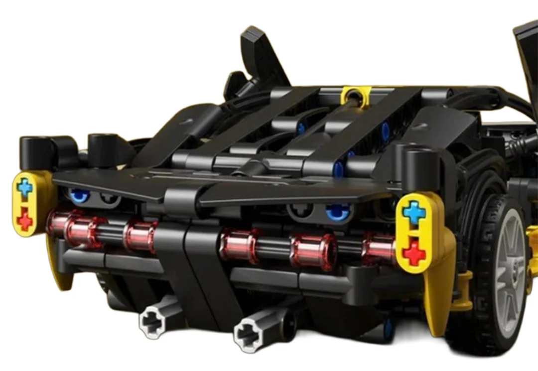 Set kockica crni sportski automobil, 589 dijelova_8