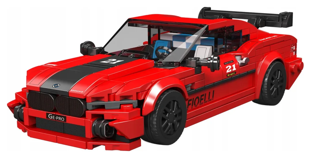 Set kockica crveni sportski automobil, 494 dijela_2