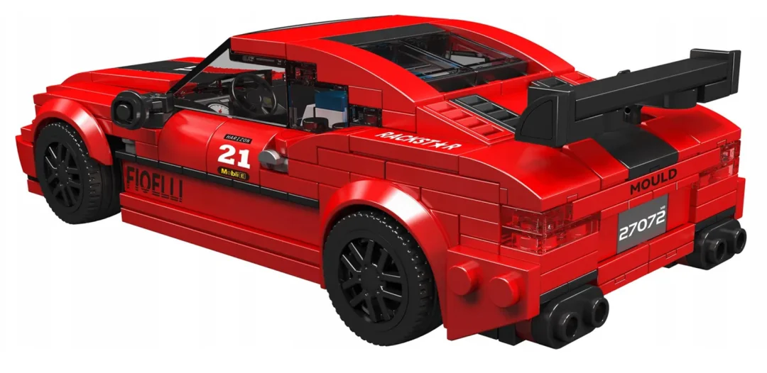 Set kockica crveni sportski automobil, 494 dijela_3