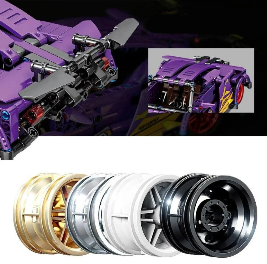 Set kockica ljubičasti sportski automobil, 470 dijelova_9