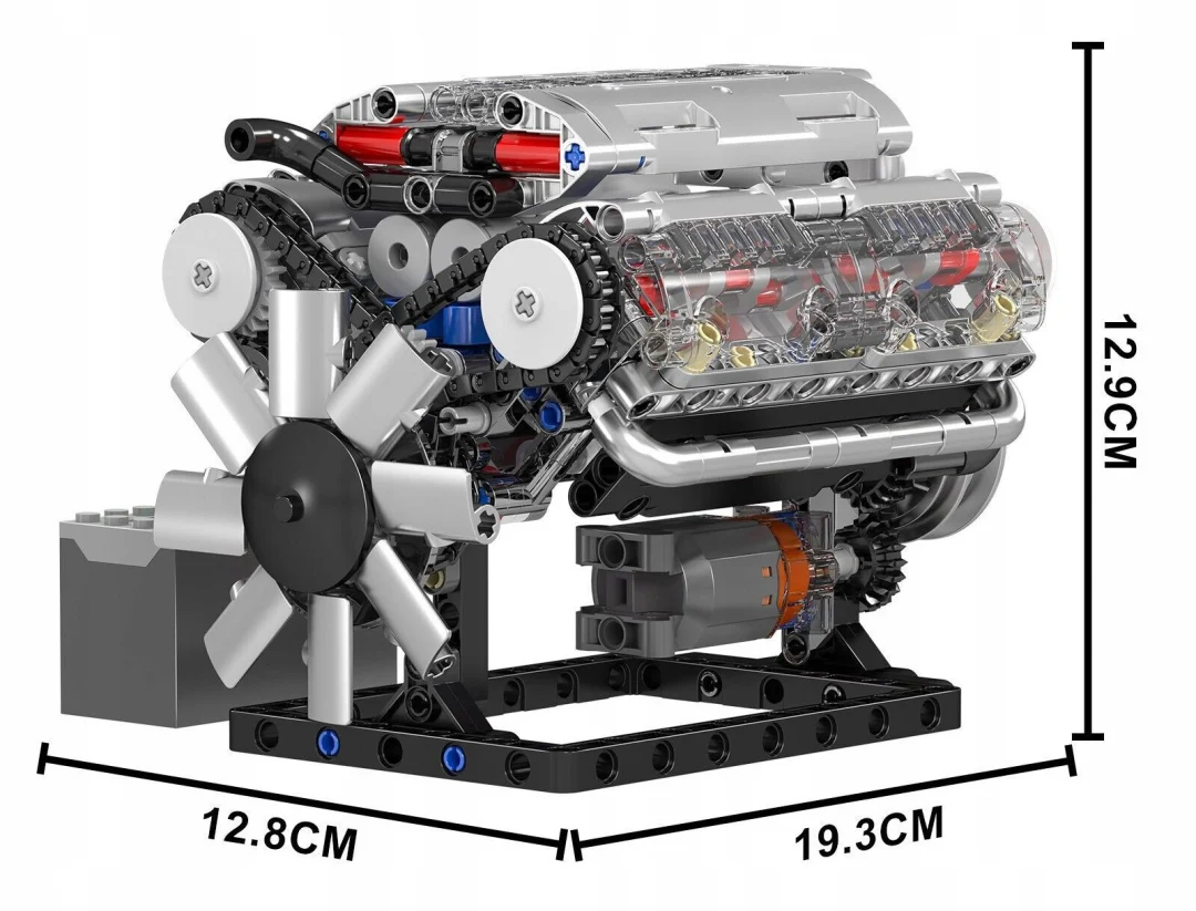 Set kockica motor V8, 552 dijela_5