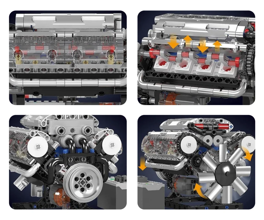 Set kockica motor V8, 552 dijela_6