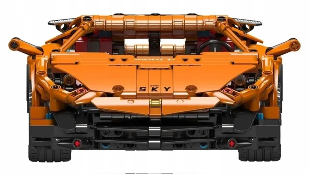 Set kockica sportski auto narančasti 1620 dijelova 8+_3