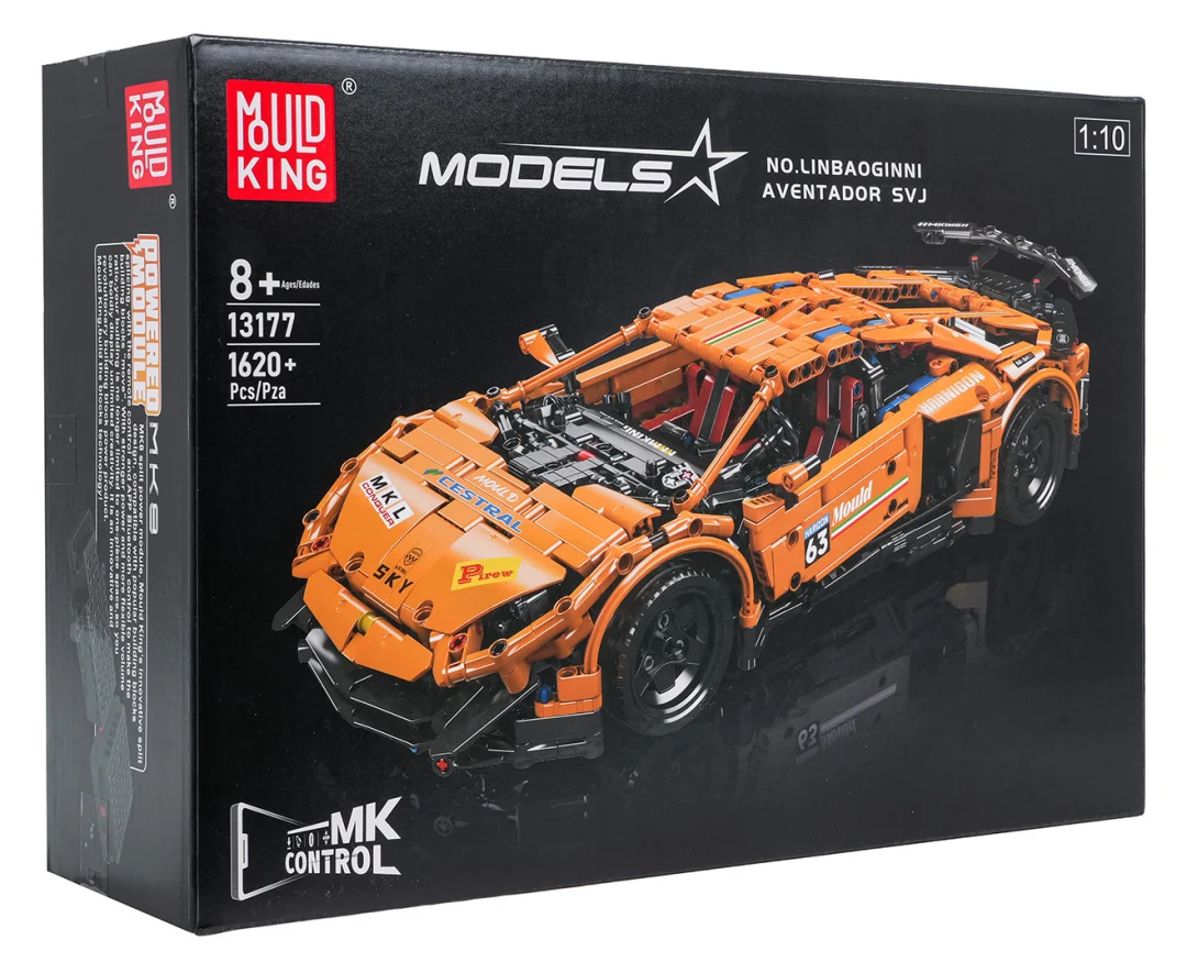 Set kockica sportski auto narančasti 1620 dijelova 8+_8