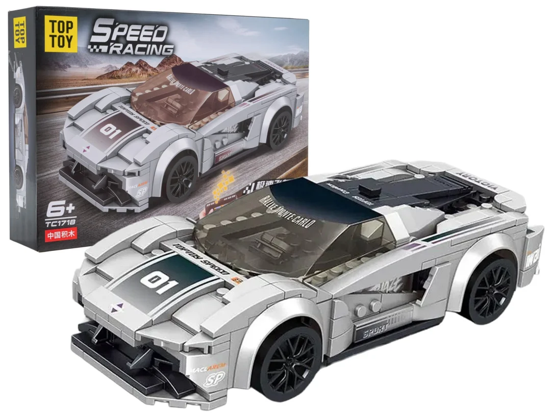 Set kockica: sportski automobil RC sivi_1