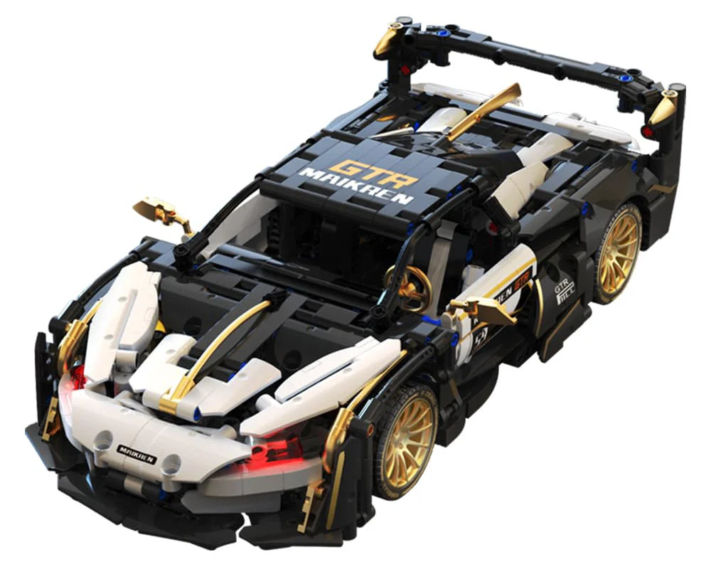 Set kockica: sportski automobil bijelo-crni 1:14, 1242 dijelova_3
