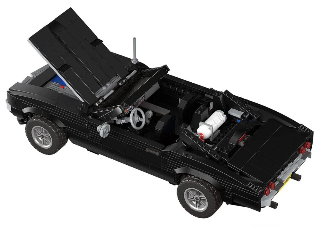 Set kockica: sportski automobil crni 1:12, 1439 dijelova_4