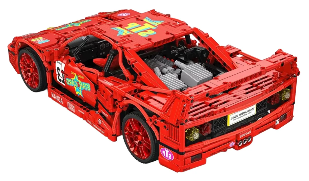 Set kockica sportski automobil crveni 1:10 2688 dijelova_4