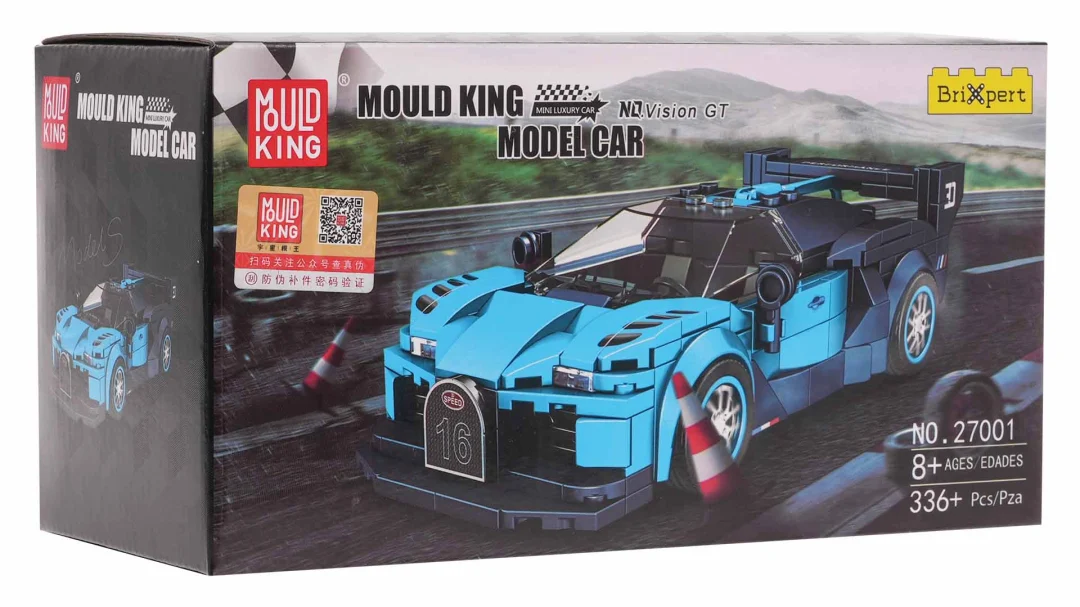 Set kockica sportski automobil plavi 336 dijelova_5